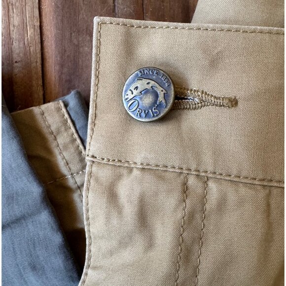 Orvis Vintage Chap-Front Upland Pants Khaki/Gray 44 - Picture 5 of 11